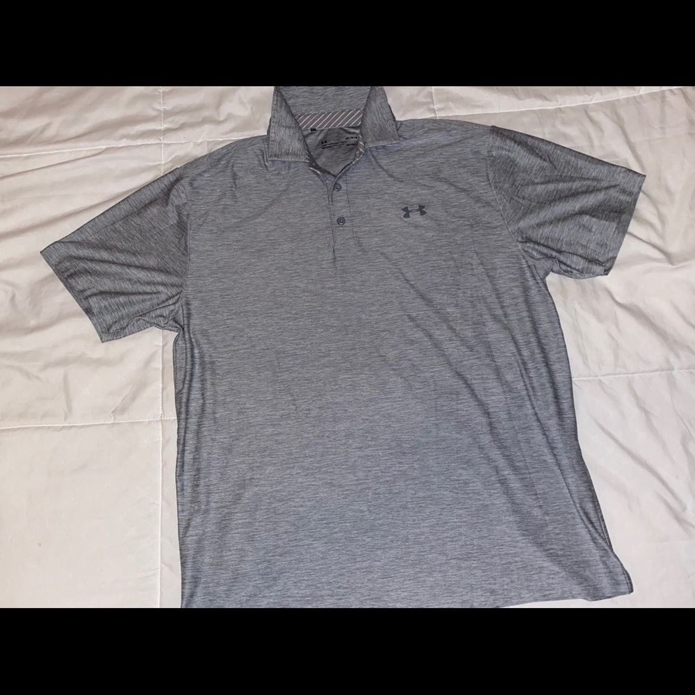 L Under Armour Dri-Fit Polo